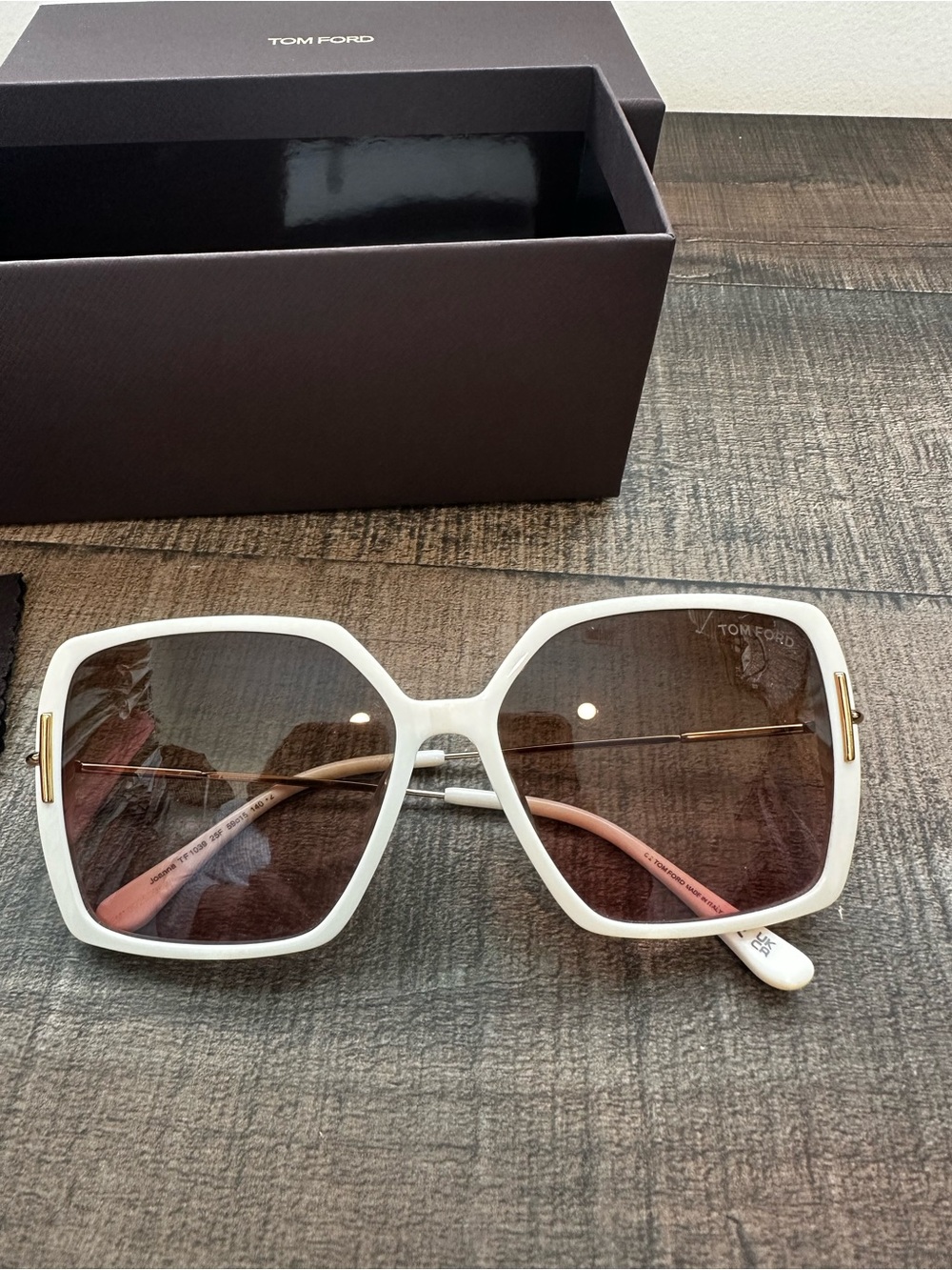 Tom Ford White Sunglasses